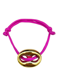 Gouden stone armband ‘Roze’