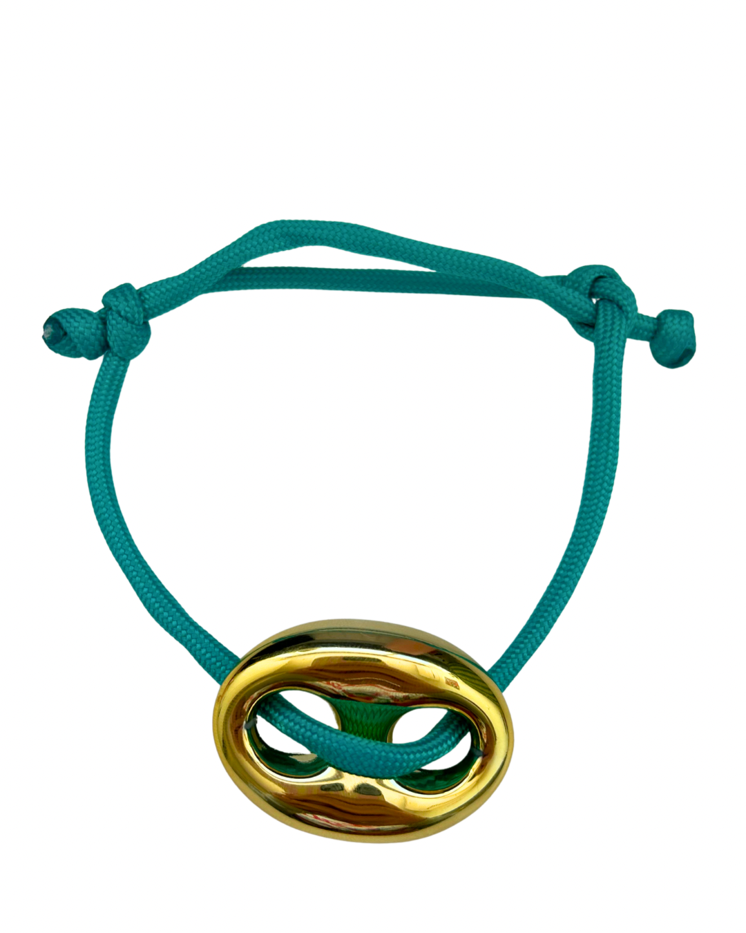 Gouden stone armband ‘turquoise’