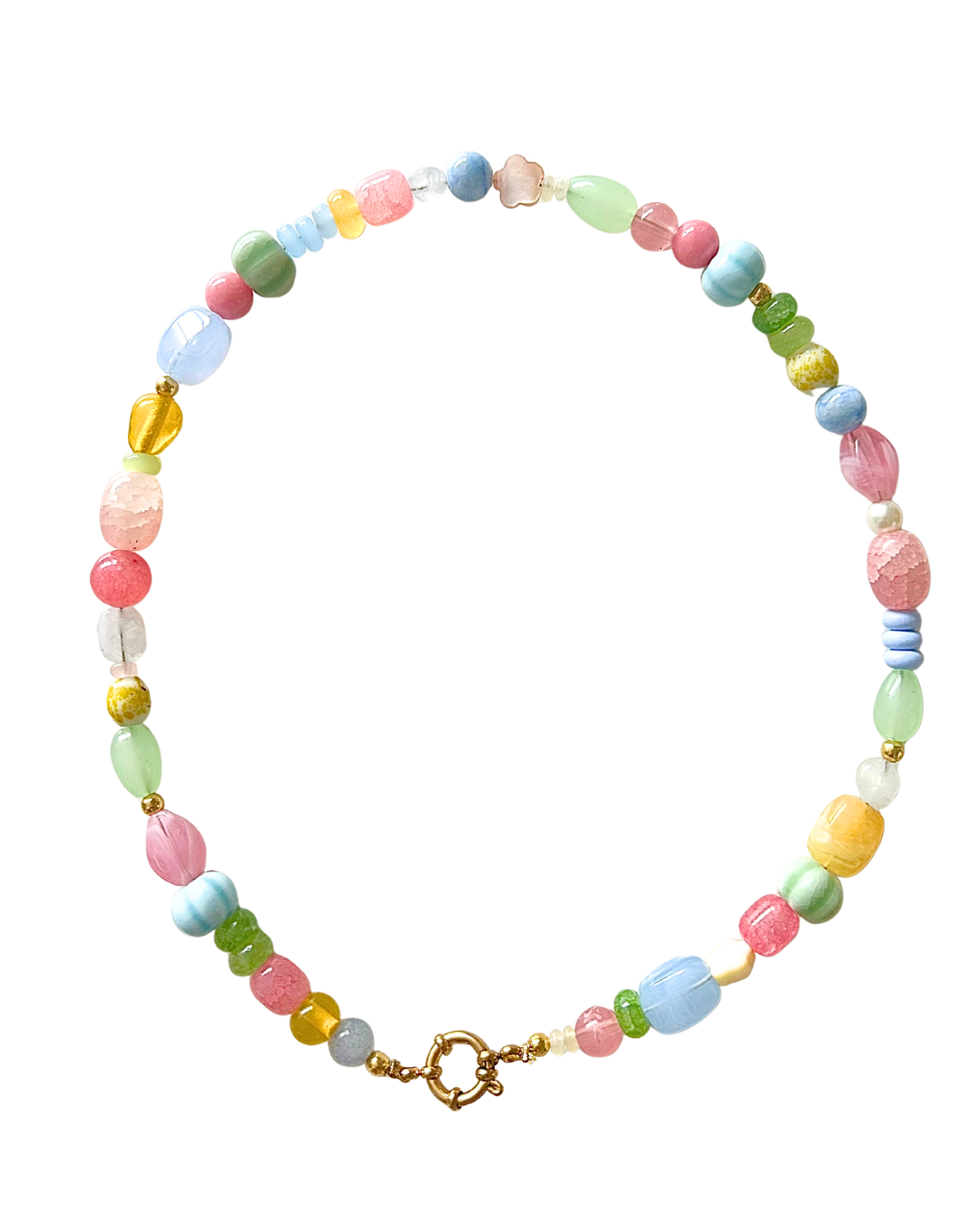 Simple pastel candy ketting