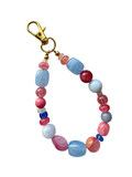 Cotton candy bag charm