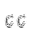 Pearl oorbellen zilver