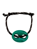 Groene stone armband ‘Bruin’