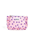 Fel roze toillettasje met polka dots