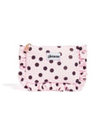 Licht roze toillettasje met polka dots