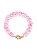 Roze shell armband