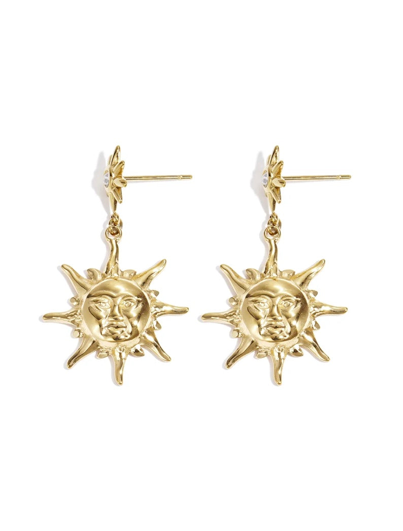 Sunny oorbellen goud