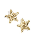 Star oorbellen goud