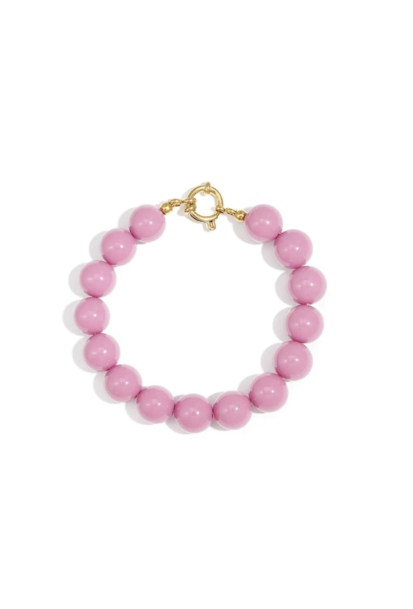 Paarse kralen armband