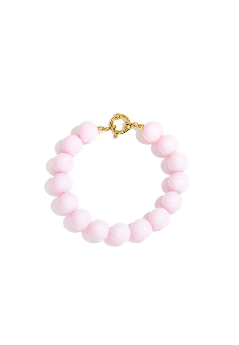 Licht roze kralen armband