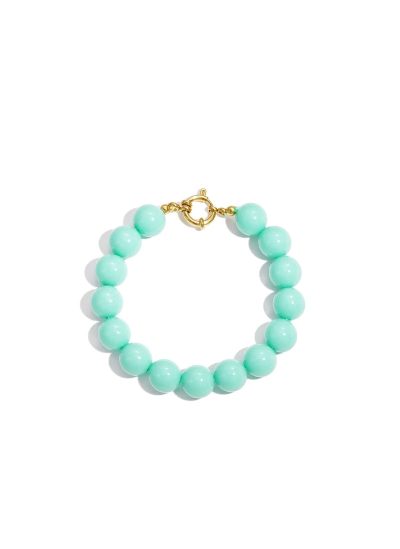 Turquoise kralen armband