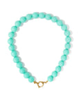 Turquoise kralen ketting