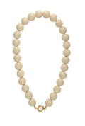 Beige kralen ketting