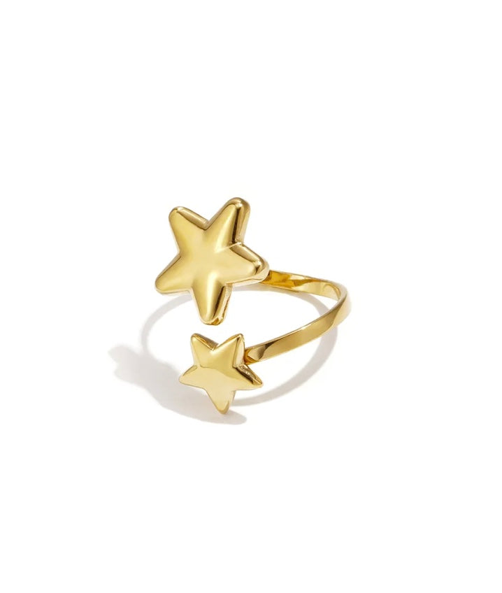 Golden stars ring