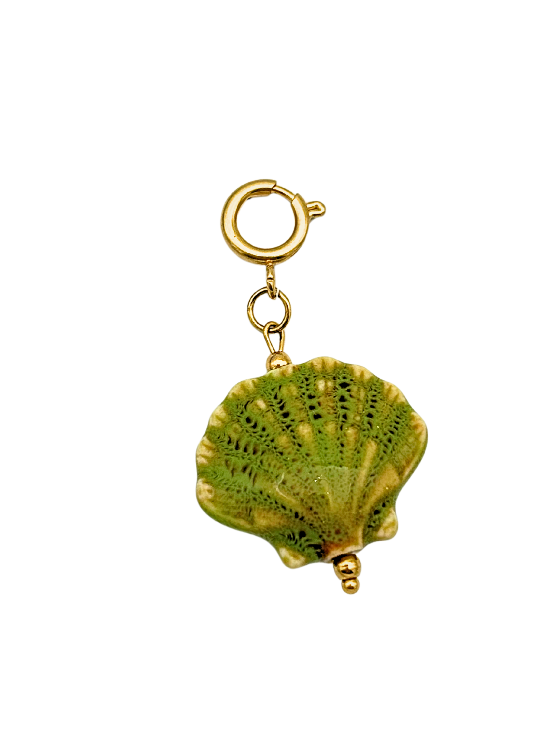 Groene schelp bikini bedel