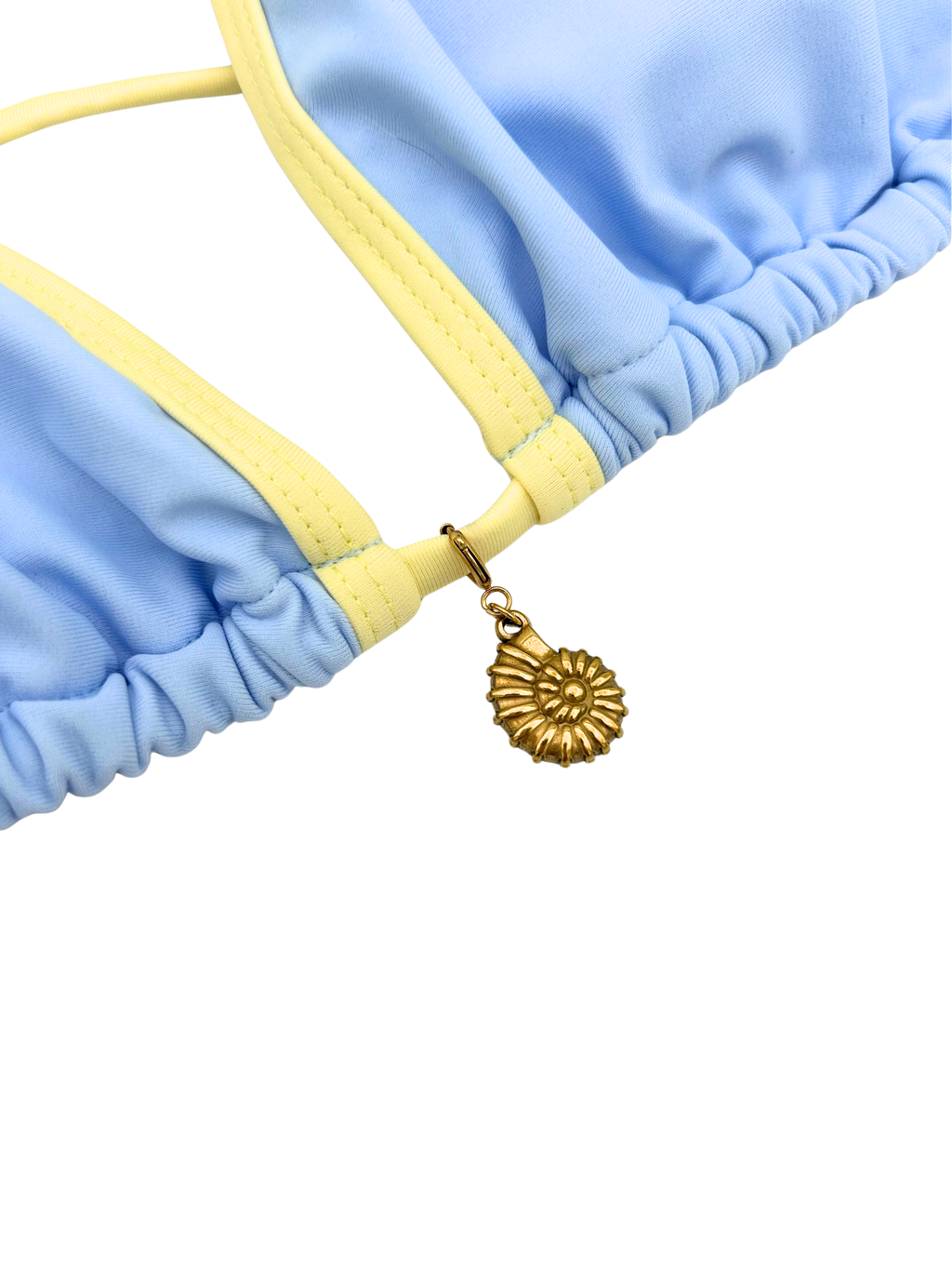 Gouden schelp bikini bedel