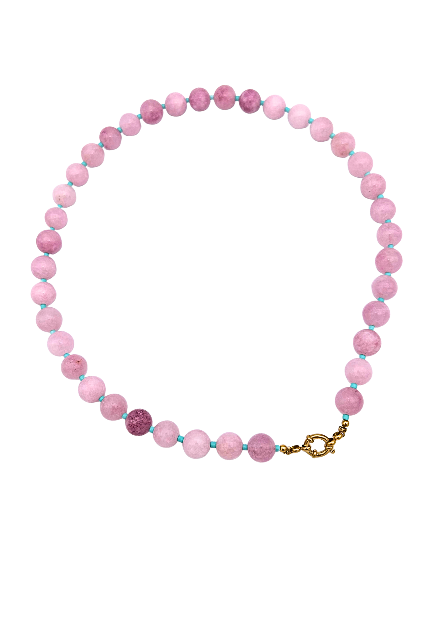 Lila kralen ketting