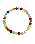 Hartjes kralen mix ketting